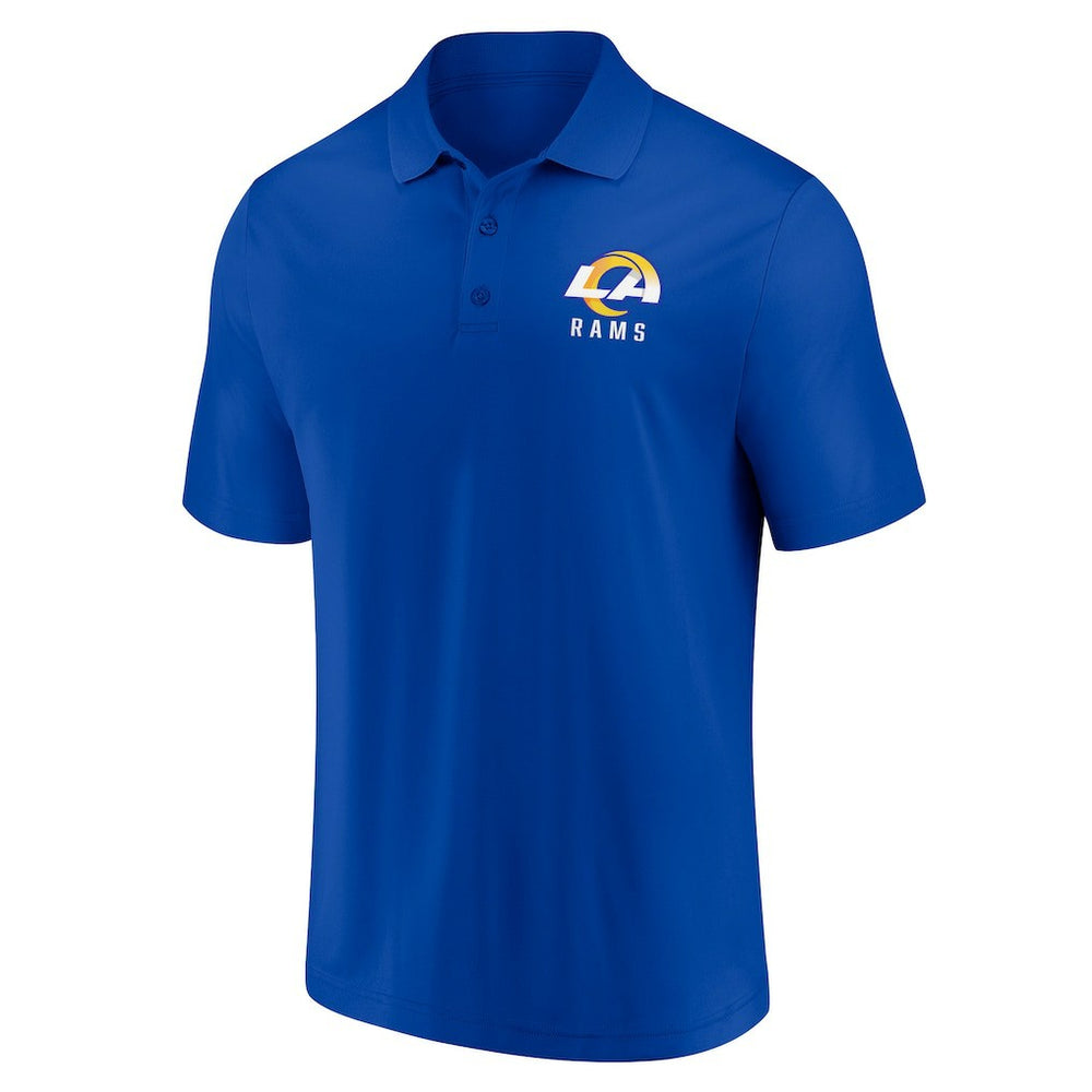 Los Angeles Rams Lockup Two-Pack Polo Set White/Royal - Fanatics