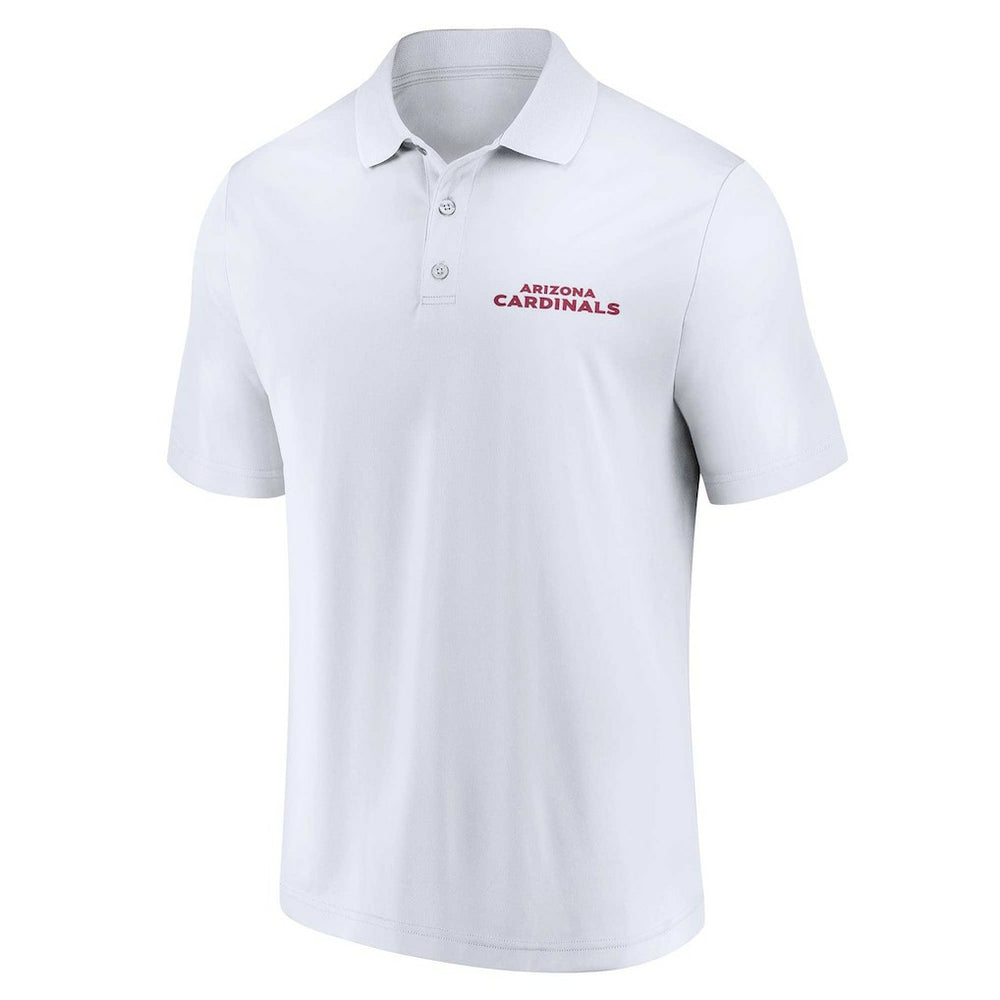 Arizona Cardinals Lockup Two-Pack Polo Set White/Cardinal - Fanatics