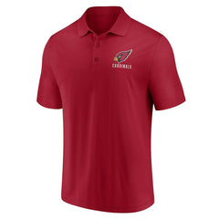 Arizona Cardinals Lockup Two-Pack Polo Set White/Cardinal - Fanatics