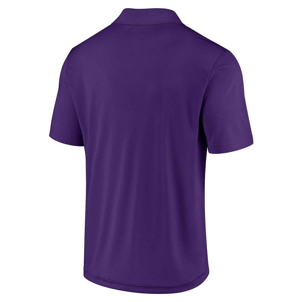 Minnesota Vikings Lockup Two-Pack Polo Set White/Purple - Fanatics