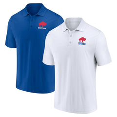 Buffalo Bills Throwback Two-Pack Polo Set White/Royal - Fanatics