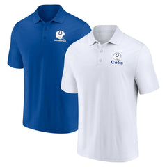 Indianapolis Colts Throwback Two-Pack Polo Set White/Royal - Fanatics