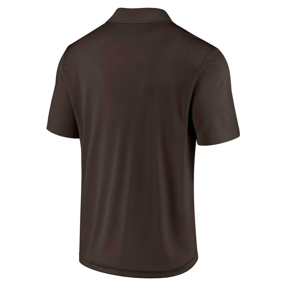Cleveland Browns Throwback Two-Pack Polo Set White/Brown - Fanatics