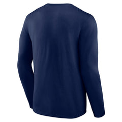 Montreal Canadiens - Primary Logo Team Long Sleeve T-Shirt Navy