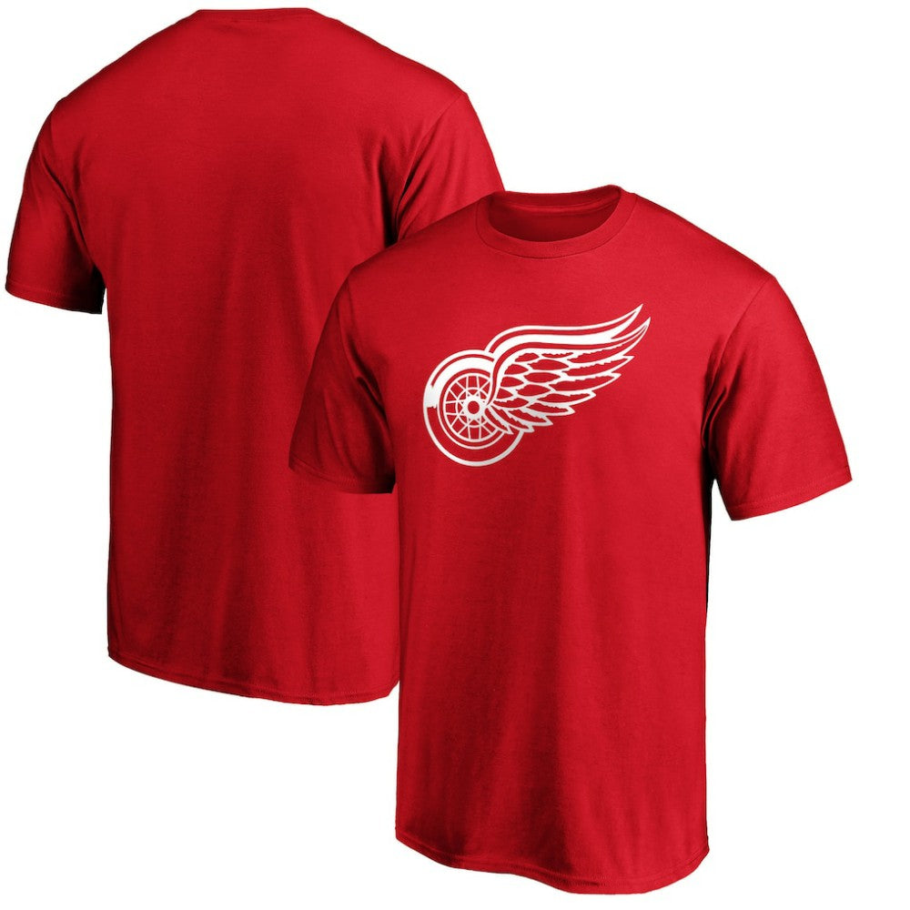 Detroit Red Wings - Primary Logo Team T-Shirt Red
