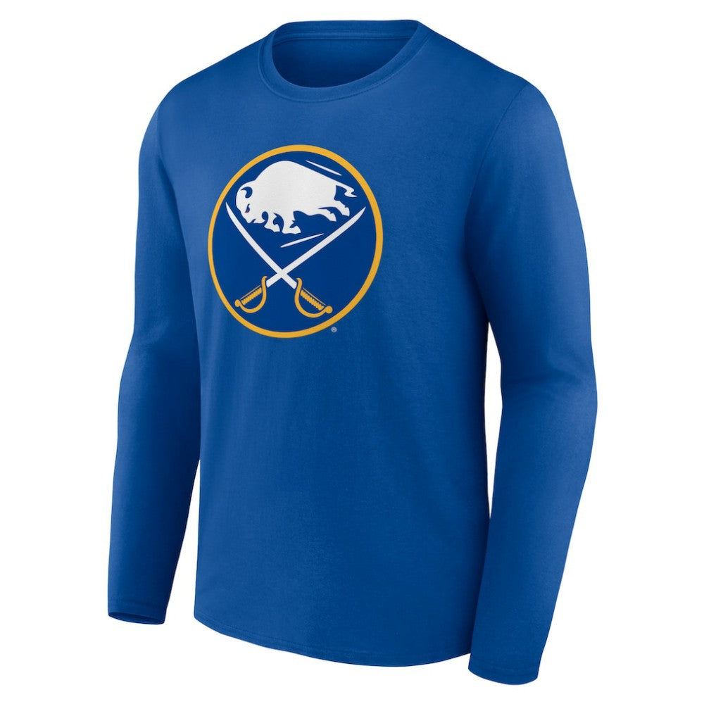 Buffalo Sabres - Primary Logo Team Long Sleeve T-Shirt Royal