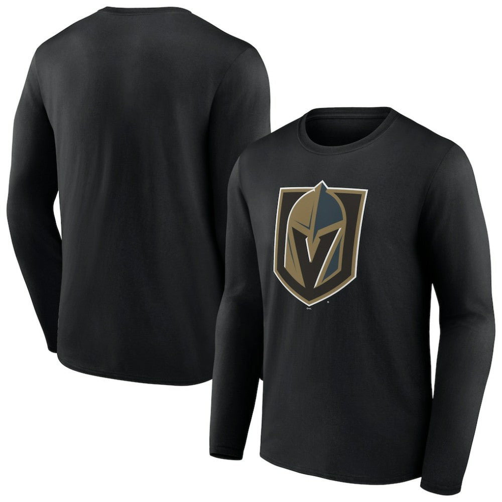 Vegas Golden Knights Primary Logo Team Long Sleeve T-Shirt Black