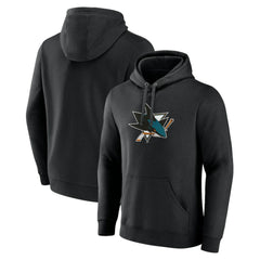 San Jose Sharks - Primary Team Logo Pullover Hoodie Black