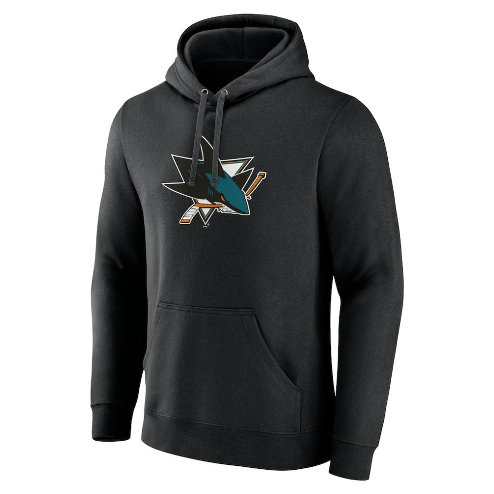 San Jose Sharks - Primary Team Logo Pullover Hoodie Black