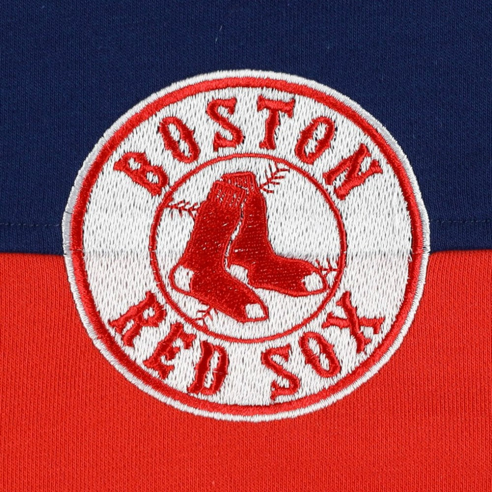 Boston Red Sox The Wild Collective Women's Color Block Half-Zip Jacket discount