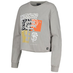 San Francisco Giants The Wild Collective Women's Cropped Long Sleeve T-Shirt Near Me