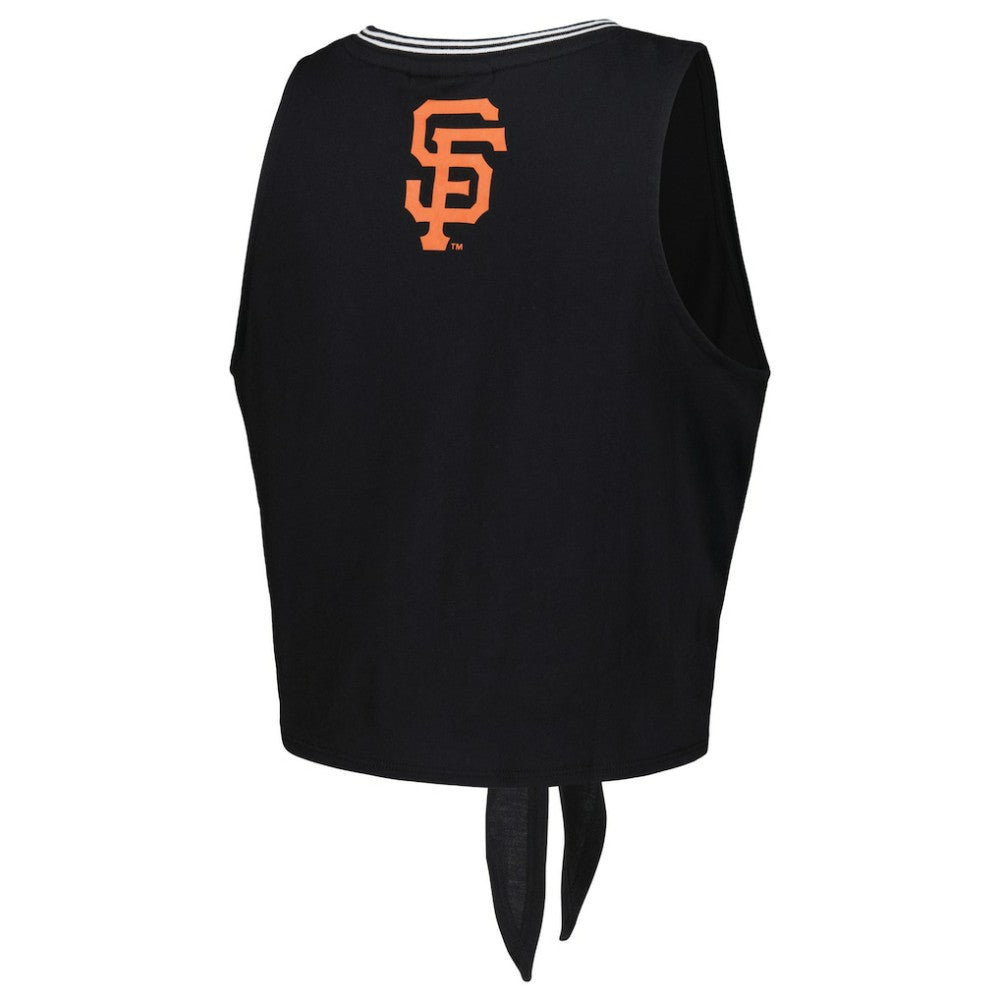 San Francisco Giants The Wild Collective Women's Twisted Tie Front Tank Top discount