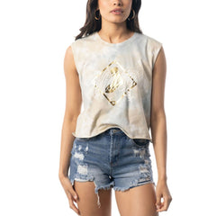 Chicago White Sox The Wild Collective Women's Washed Muscle Tank Top Clearance