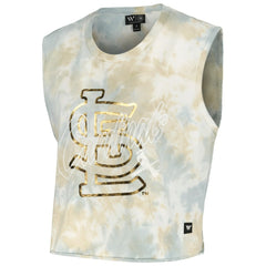 St. Louis Cardinals The Wild Collective Women's Washed Muscle Tank Top Online