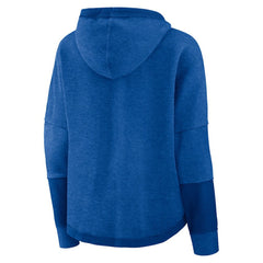 St. Louis Blues - Fanatics Women's Lux Lounge Helmet Arch Pullover Hoodie Heather Blue