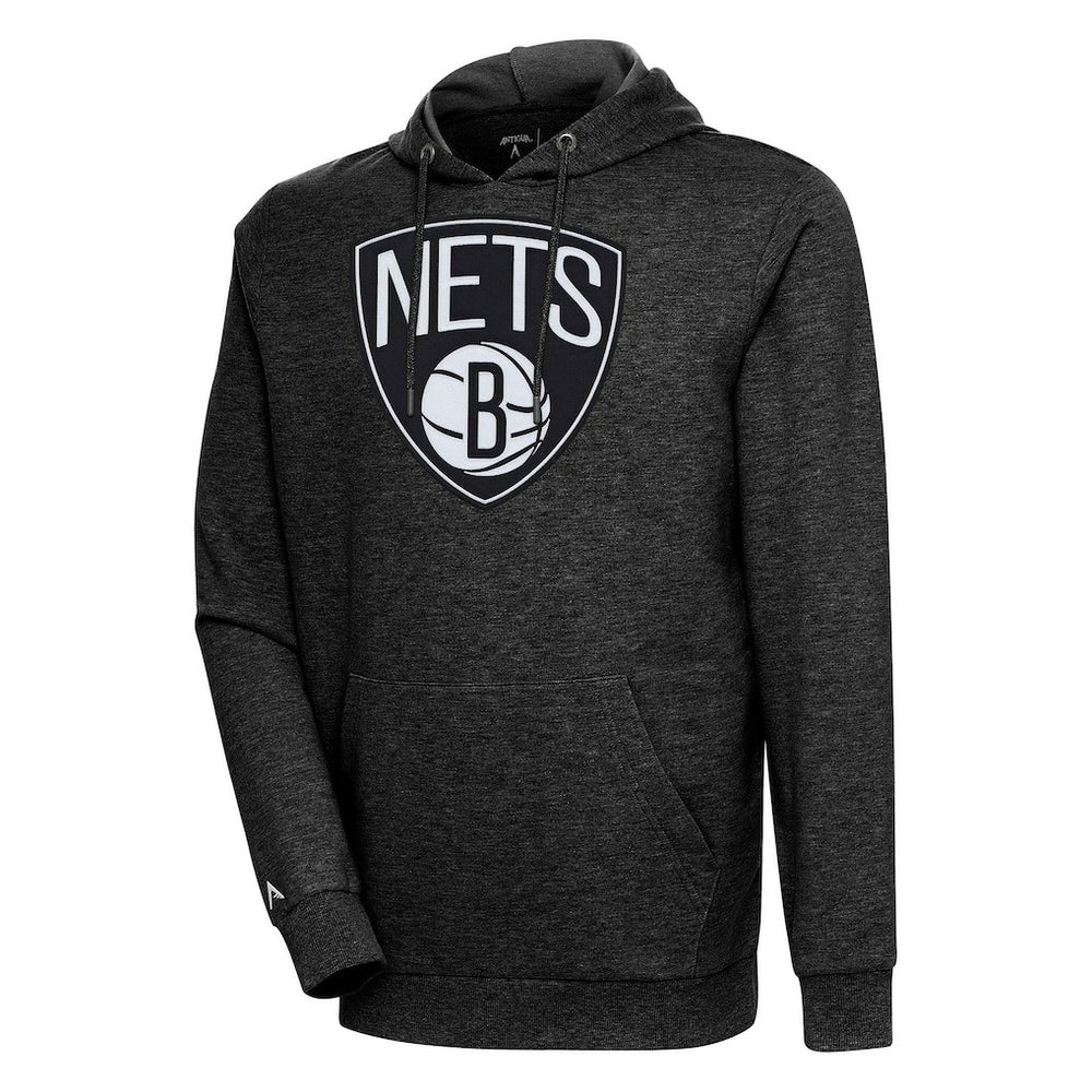 NBA - Brooklyn Nets Antigua Action Pullover Hoodie - Heather Black
