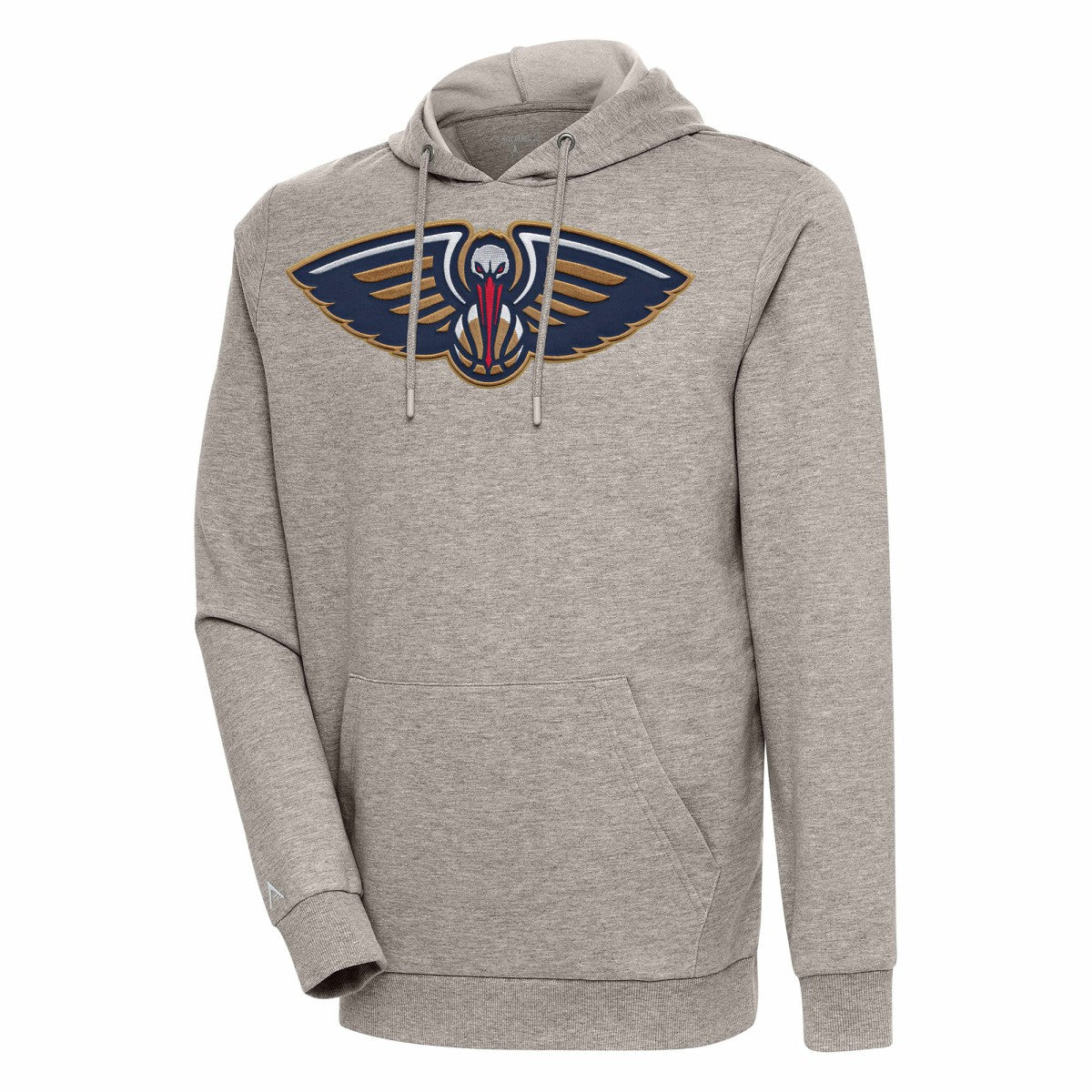 NBA - New Orleans Pelicans Antigua Action Pullover Hoodie - Oatmeal