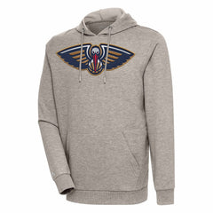 NBA - New Orleans Pelicans Antigua Action Pullover Hoodie - Oatmeal