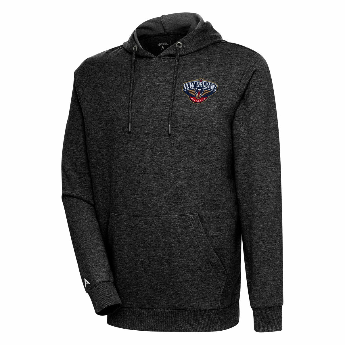 NBA - New Orleans Pelicans Antigua Action Pullover Hoodie - Heather Black