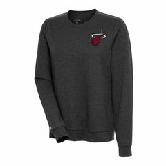 NBA - Miami Heat Antigua Women's Action Pullover Sweatshirt - Heather Black