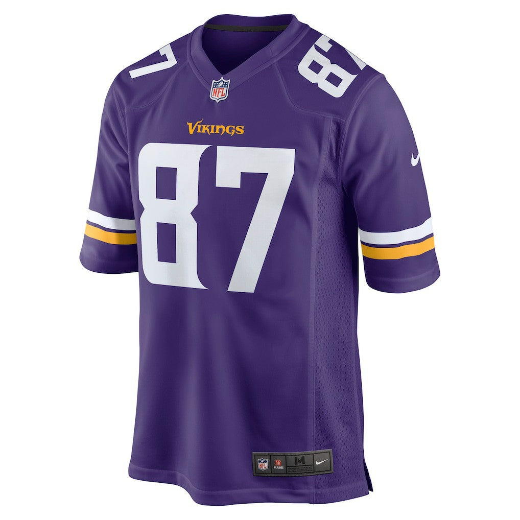 T.J. Hockenson Minnesota Vikings Game Player Jersey Purple - Nike