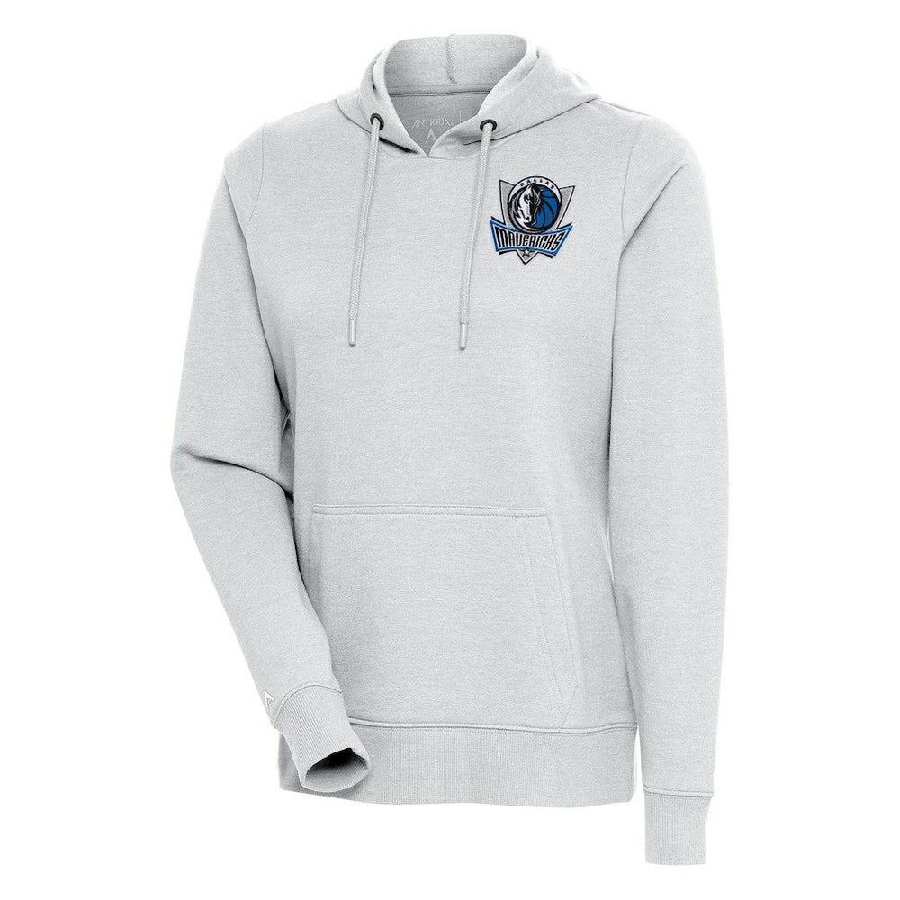 NBA - Dallas Mavericks Antigua Women's Action Pullover Hoodie - Heather Gray