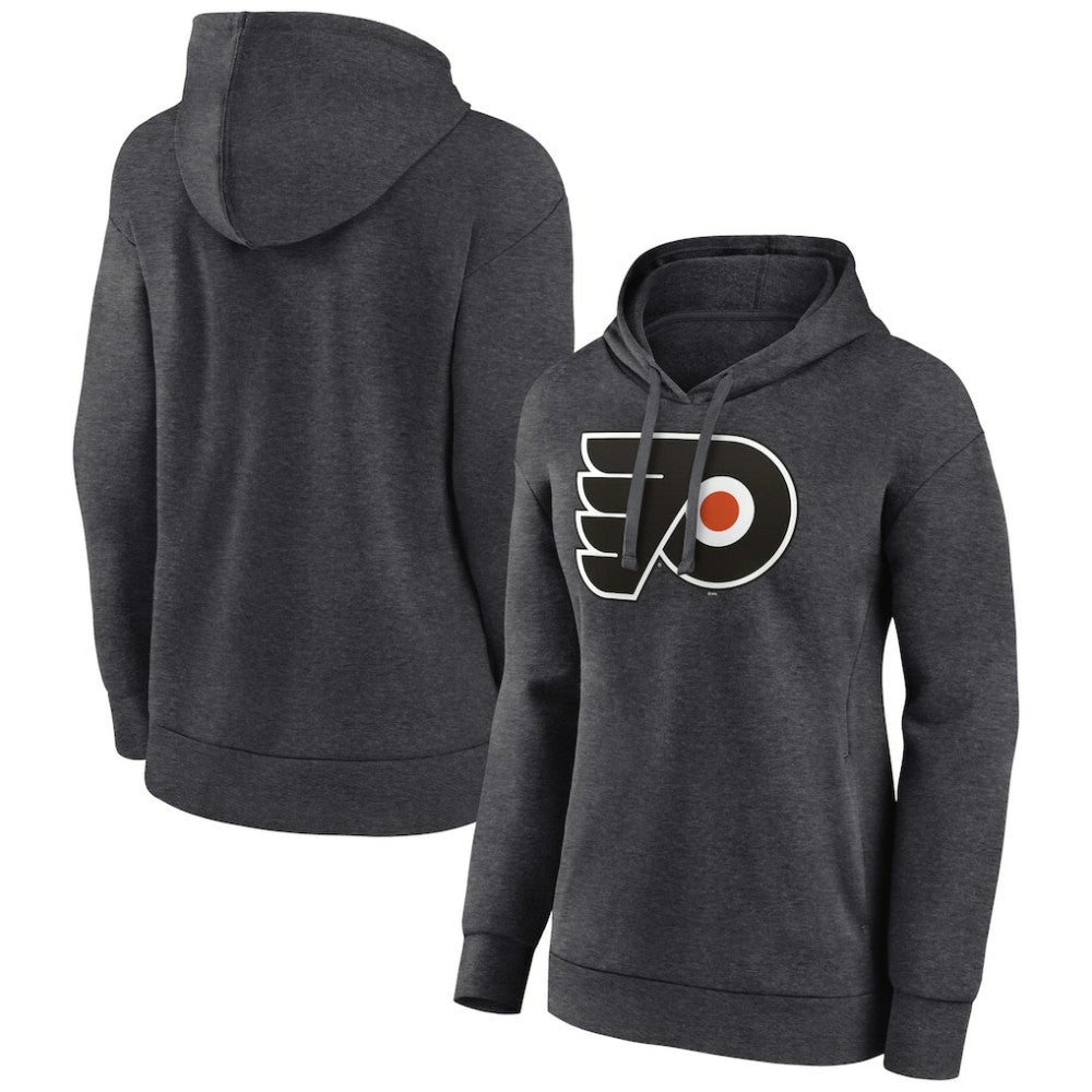 Philadelphia Flyers - Women's Primary Logo Pullover Hoodie Charcoal