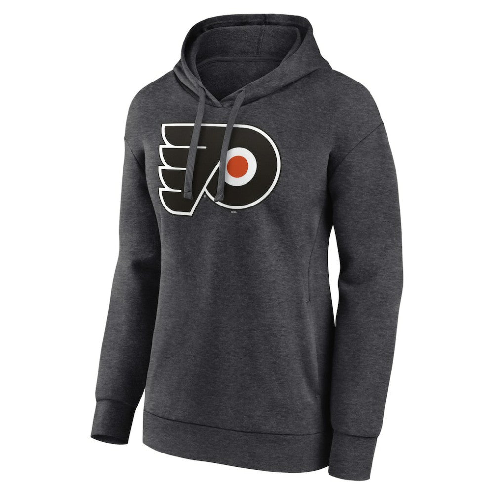 Philadelphia Flyers - Women's Primary Logo Pullover Hoodie Charcoal