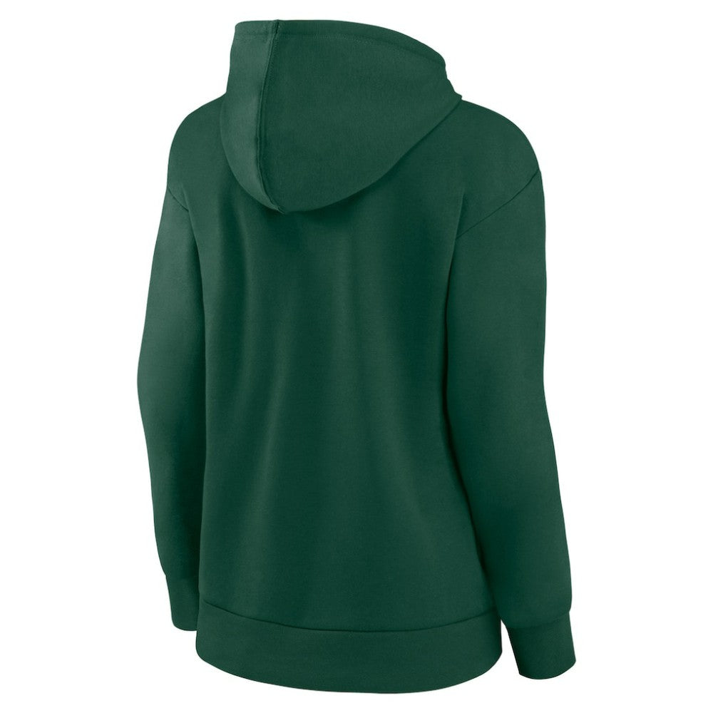 Minnesota Wild - Women's Primary Logo Pullover Hoodie Green
