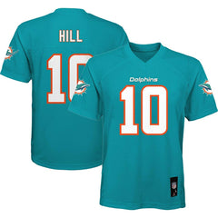 Tyreek Hill Miami Dolphins Youth Replica Player Jersey Aqua - NFL