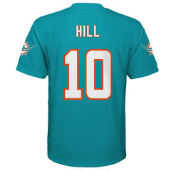 Tyreek Hill Miami Dolphins Youth Replica Player Jersey Aqua - NFL