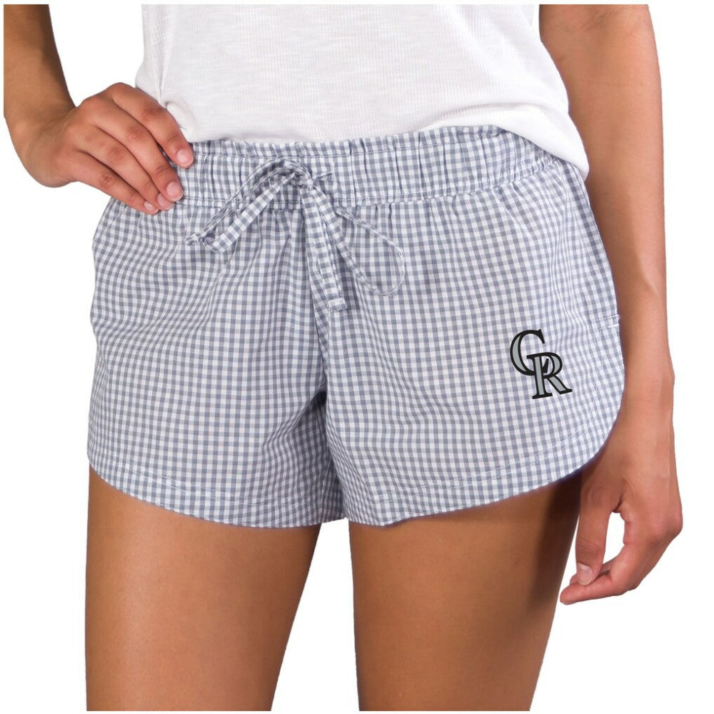 Colorado Rockies Concepts Sport Women's Tradition Woven Shorts Sale