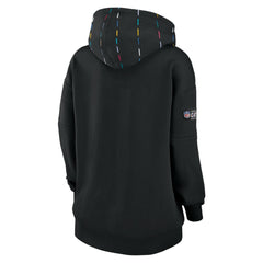 Houston Texans Women's 2023 NFL Crucial Catch Club Pullover Hoodie Black - Nike