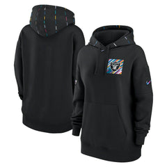 Las Vegas Raiders Women's 2023 NFL Crucial Catch Club Pullover Hoodie Black - Nike