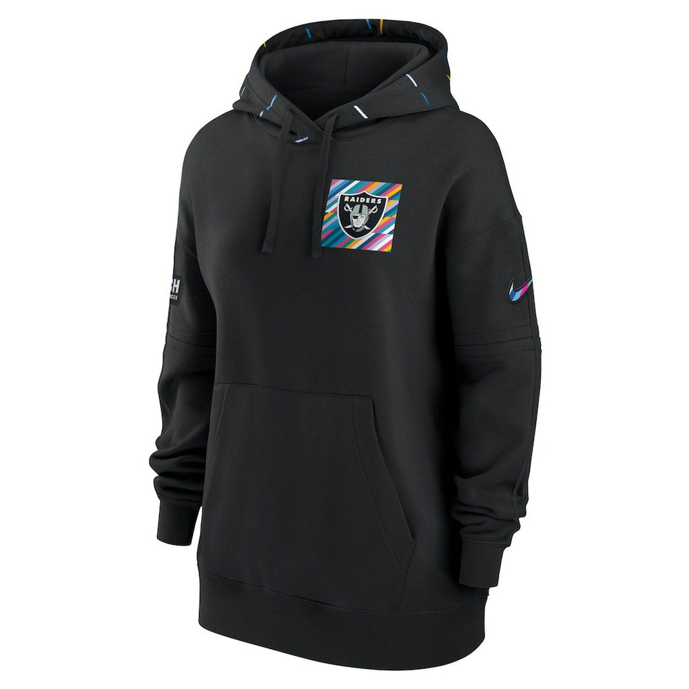 Las Vegas Raiders Women's 2023 NFL Crucial Catch Club Pullover Hoodie Black - Nike