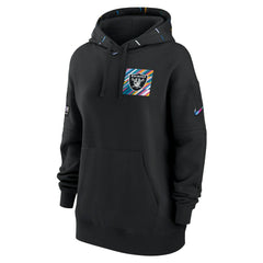 Las Vegas Raiders Women's 2023 NFL Crucial Catch Club Pullover Hoodie Black - Nike