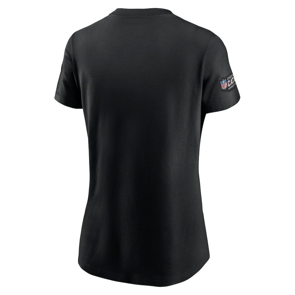 Indianapolis Colts Women's Crucial Catch Sideline Tri-Blend T-Shirt Black - Nike