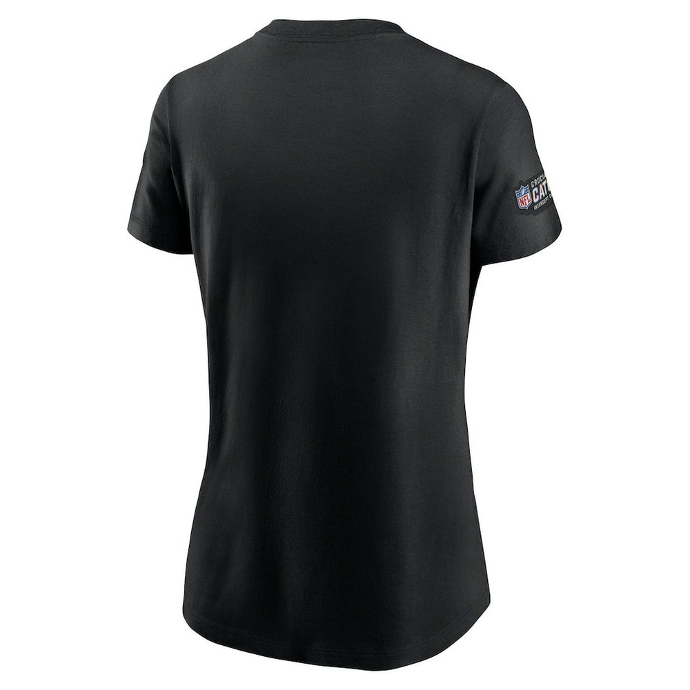 Indianapolis Colts Women's Crucial Catch Sideline Tri-Blend T-Shirt Black - Nike
