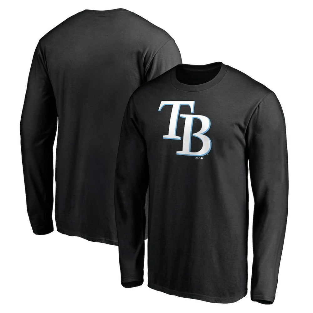 Tampa Bay Rays Official Team Logo Long Sleeve T-Shirt Lifestyle