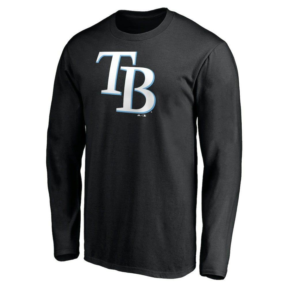 Tampa Bay Rays Official Team Logo Long Sleeve T-Shirt Lifestyle
