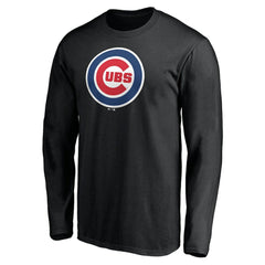 Chicago Cubs Official Team Logo Long Sleeve T-Shirt discount