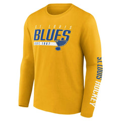 St. Louis Blues - Fanatics Bottle Rocket T-Shirt Combo Pack Gold/Blue