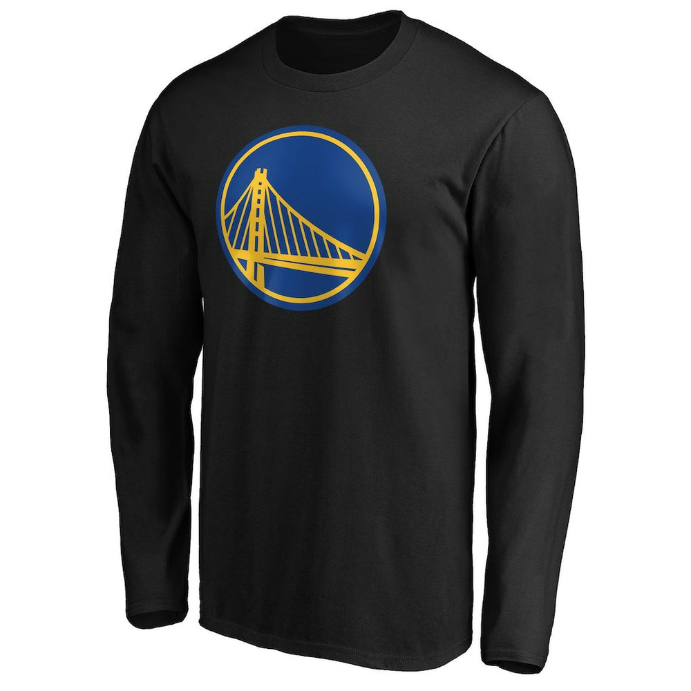NBA - Golden State Warriors Primary Team Logo Long Sleeve T-Shirt - Black