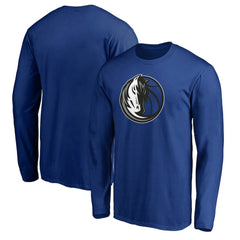 NBA - Dallas Mavericks Primary Team Logo Long Sleeve T-Shirt - Blue