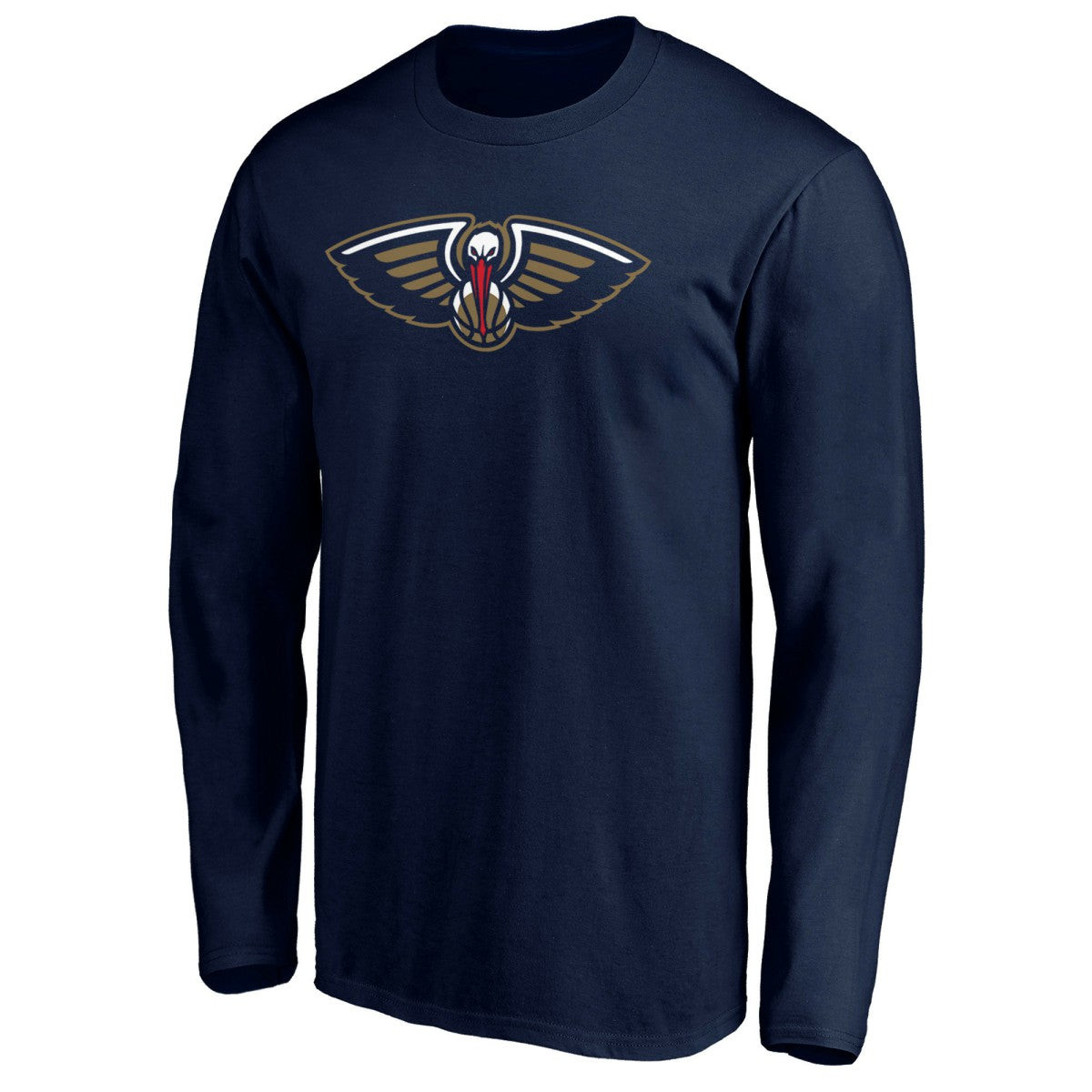 NBA - New Orleans Pelicans Primary Team Logo Long Sleeve T-Shirt - Navy