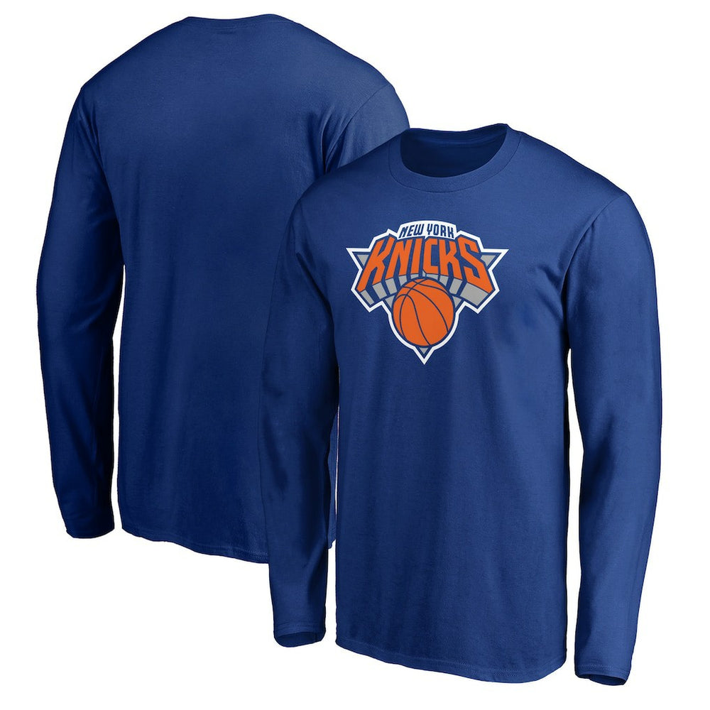 NBA - New York Knicks Primary Team Logo Long Sleeve T-Shirt - Blue