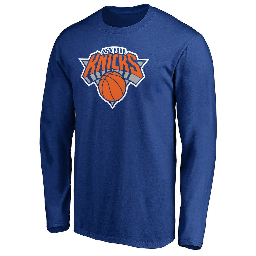 NBA - New York Knicks Primary Team Logo Long Sleeve T-Shirt - Blue
