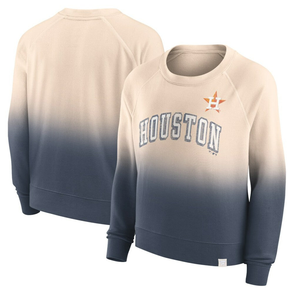 Houston Astros Fanatics Women's Luxe Lounge Arch Raglan Pullover Sweatshirt Near Me