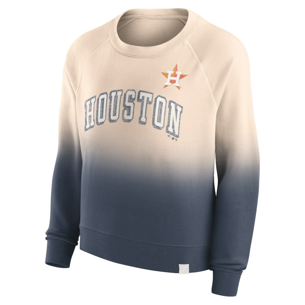 Houston Astros Fanatics Women's Luxe Lounge Arch Raglan Pullover Sweatshirt Near Me