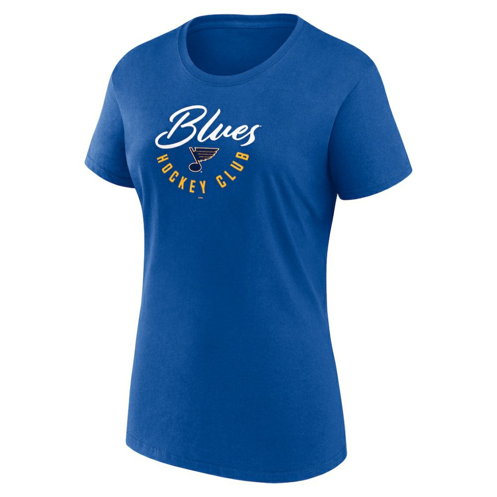 St. Louis Blues - Fanatics Women's Long and Short Sleeve Two-Pack T-Shirt Set Blue